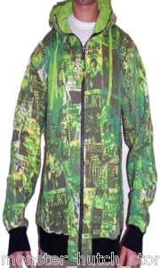 NWT 2011 Grenade SKELTER Hoodie Green LARGE XL XXLARGE  