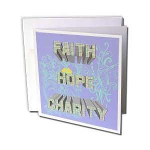  777images Digital Paintings Text Art   Faith Hope and Charity in 3D 