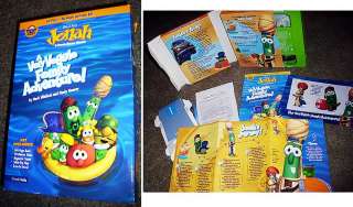 Veggie Tales Jonah Family Adventure Kit Book VHS + More  