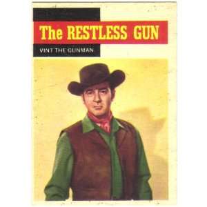   Topps TV Westerns Trading Card #54 The Restless Gun Vint the Gunman
