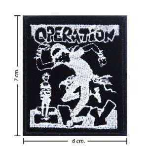 3pcs Operation Ivy Music Band Logo I Embroidered Iron on Patches Kid 