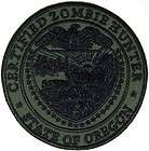 State of OREGON Certified ZOMBIE HUNTER embroidered OLIVE DRAB Patch 