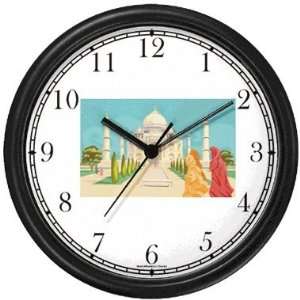  Taj Mahal No.3   Famous Landmarks   Wall Clock by 