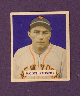 1949 Bowman High #237 Monte Kennedy Giants (EX/MT) *899  