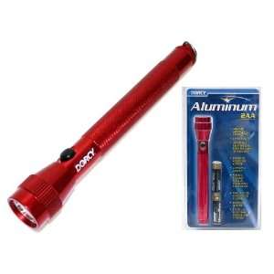  Dorcy 41 4016 Aluminum Flashlight with Batteries (RED 