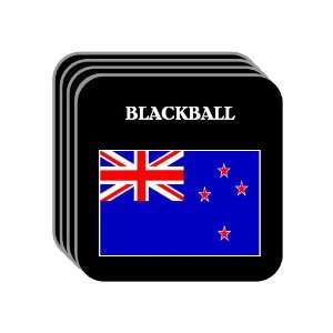  New Zealand   BLACKBALL Set of 4 Mini Mousepad Coasters 