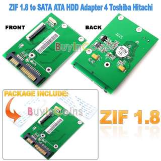 ZIF CE 1.8 to SATA ATA HDD Adapter 4 Toshiba Hitachi  