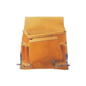  Genau Gear 4531 8 Pocket Nail/Tool Bag, Top Grain Leather 