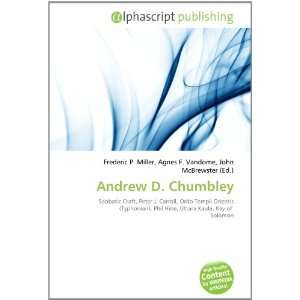  Andrew D. Chumbley (9786133830615) Books