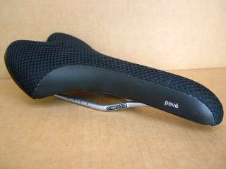 New Old Stock fizik Pave Saddle w/Black Cover and Chromoly Steel 