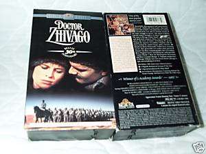 DOCTOR ZHIVAGO VHS LB WS JULIE CHRISTIE OMAR SHARIF  