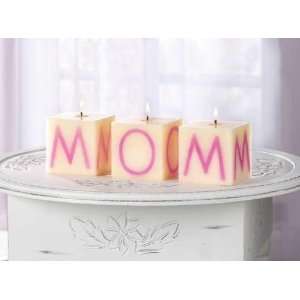  MOM Cube Candle Set