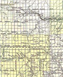 1919 Wyoming Large Color Map* Indexed w/ Reservations  