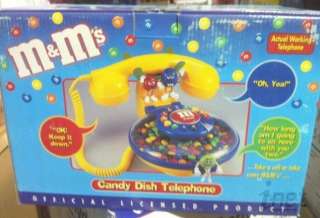Polyconcept M&Ms Talking Candy Dish Corded Telephone  