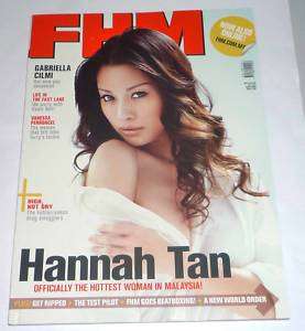 FHM MALAYSIA Oct 10 HANNAH TAN Jean Thor Hot Asian  