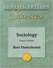 Classic Edition Sources Sociology, (0073379808), Kurt Finsterbusch 