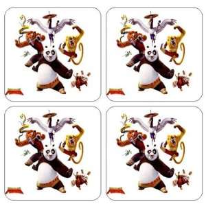  Kung Fu Panda Coasters, (set of 4) Brand New Everything 