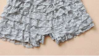   Safety 8 Layers Cake Lace Shorts Pants UK Size 8 10 12 14 1017  