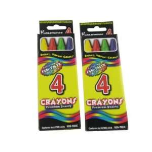  Crayons   4 Pack   Assorted Colors Case Pack 144 Toys 