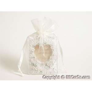  Organza Bags 4x5 Inch   12 Bags, Ivory Health & Personal 
