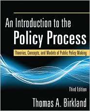 An Introduction to the Policy Process Theories, Concepts, and Models 