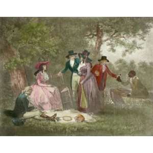 Anglers Repast, The Etching Morland, George Ward, Wm Field Sports 