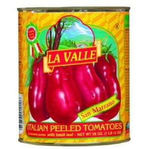 La Valle San Marzano Peeled Tomatoes 28.0 OZ (Pack of 12)  