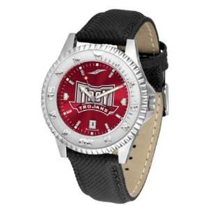 Troy State Trojans Competitor AnoChrome Mens Watch with Nylon/Leather 