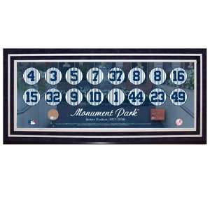 Steiner Sports MLB New York Yankees Monument Park Retired Numbers 