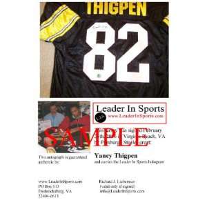  Yancy Thigpen Autographed Jersey   Pittsburgh Steelers 