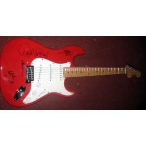  VAN HALEN autographed SIGNED Guitar *PROOF Everything 