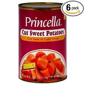 Princella Yams, 40 Ounce (Pack of 6)  Grocery & Gourmet 