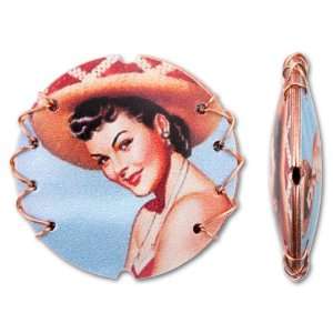  Retro Copper Coin Bead   Annette Arts, Crafts & Sewing