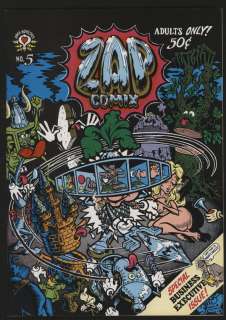 ZAP Comix #5, 1970, 1st Ed, Apex Novelties  