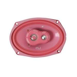  Fli Integrator Fi9pf2 Pink 6x9 Triaxial 3 Way Speakers 