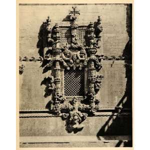  1942 Manueline Window Convent of Christ Tomar Portugal 