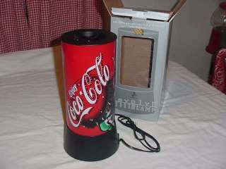 NIB Coca Cola Revolving Vogue Coke Light Lamp 110 Volt  