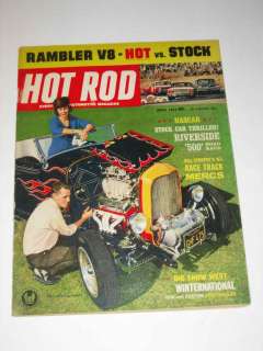 Hot Rod Magazine April 1963 Rambler V8 Hot vs Stock  
