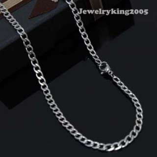 5MM Stainless Steel NK Mens Chain Necklace 16 40  