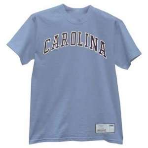   Carolina Tar Heels (UNC) Sky Blue Embroidered Triple Double T shirt