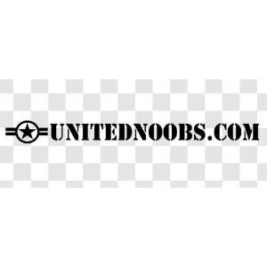  United Noobs Gaming Organization   Website Sticker Decal 