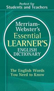   Merriam Websters Advanced Learners English 