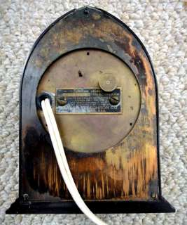 antique DECO TELECHRON~BAKELITE CLOCK ~WORKS  