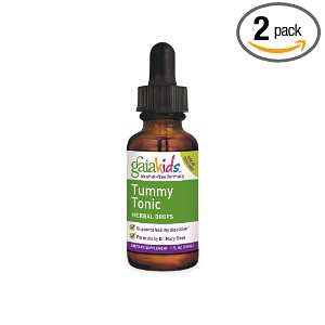 Gaia Herbs ChildrenS Tummy Tonic Alcohol Free 1 Ounce Bottles (Pack 