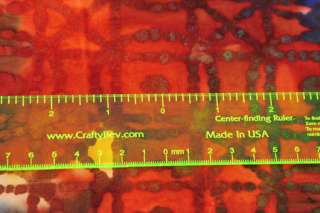 Crafty Bev 12 inch Embroidery Center Placement Ruler 610563205264 