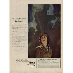   Corps  1944 Womens Army Corps / U.S. Army Recruiting Ad, A2640A