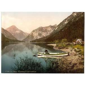 Photochrom Reprint of Plansee, with the Forelle, Tyrol, Austro Hungary