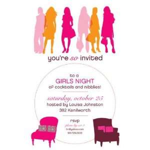  Chicks and Chairs Invitation