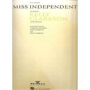  Sheet Music Miss Independent Kelly Clarkson 60 Everything 