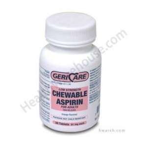  Aspirin (81mg)   36 Chewable Tablets Health & Personal 